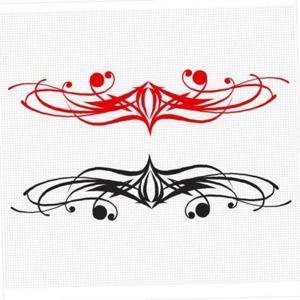 D24 타투01 대형 데칼스티커 TKL-12