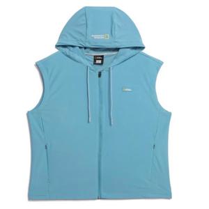 [내셔널지오그래픽 (행사)]남성 민소매 후드집업 래쉬가드 (세미오버핏) N242MRG540