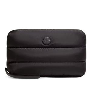 몽클레어 로고 패치 패디드 퀼팅 파우치 L109A6A00003 M6275999
