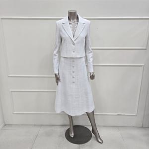 [미니멈]MYBAWJ4340WH1트위드 크롭 자켓_JK