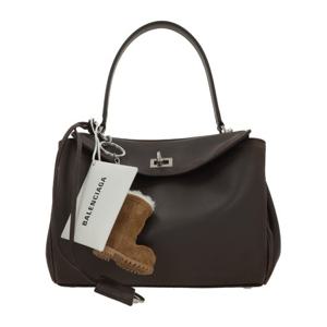 발렌시아가 턴락 빈티지 가죽 탑 핸들 토트백 789779 2ACAW2221