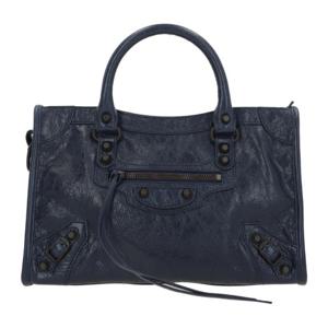 발렌시아가 메탈 스터드 아레나 가죽 토트백 811442 2ABEK4649