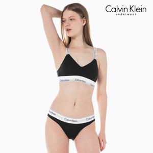 QF7059+QF8520 UB1 여성 아이콘 코튼 모달 브라렛+팬티 블랙