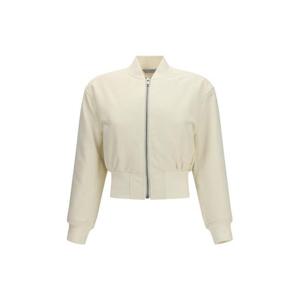 발렌시아가 봄버 자켓 872303TTO29 9002 CREAM