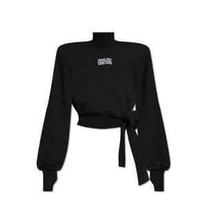 26 SS 베르사체 진스 꾸뛰르 로고 엠브로이더리 니트 스웨터 899 77HAI311F0010