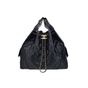 [엘러브] 샤넬 25백 미듐 블랙 금장 카프스킨 6ET0612