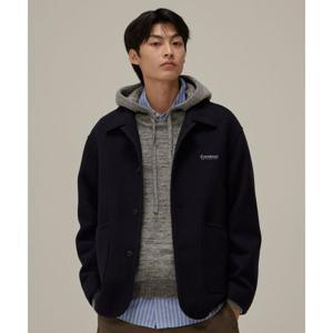 커버낫 COVERNAT 커버 울 카라 자켓 네이비 CO2403JK10NA 453163