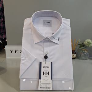 [예작]카라포인트 스판 슬림 반소매셔츠 YJEMBS265-WH_BP_BP