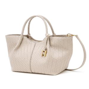 [헤지스] 아르코 위빙 아이보리 토트 M /HIBA6E365IV