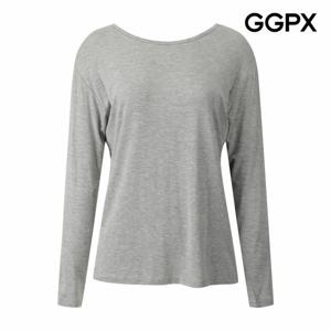 [GGPX] 엑스 꼬임 스판 긴팔 티셔츠 (GQ3TS026F)