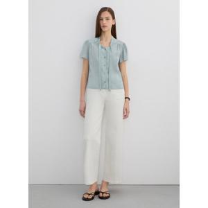 LIST(리스트) 셔링 타이넥 블라우스_TWWBLP62150