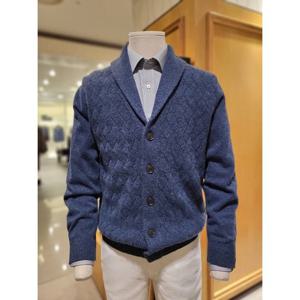 닥스셔츠   모100 숄에리 가디건니트  DLW1SWCD103-B1