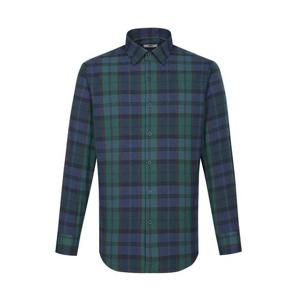 닥스남성셔츠 DLA1SHCL105N1 폴리혼방 이지케어 미디움체크 레귤러핏 긴팔 셔츠