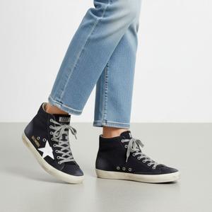 골든구스 26SS 플란시 벨로아 하이탑 여성 스니커즈 GWF00113 F000322 50517