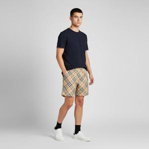 버버리 빈티지체크 백포켓 기사로고 밴딩 남성 반바지 8087224