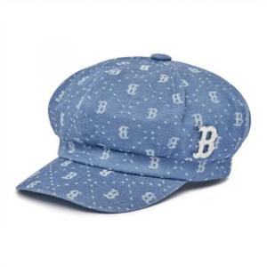MLB모자 PQJ 3ACBM013N-43SBL 공용 데님 다이아 모노그램 보이캡
