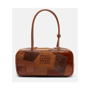 미우미우 Beau 스몰 레더 탑 핸들 백 P01147486