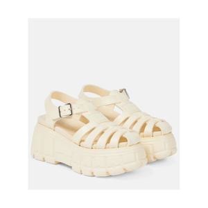 미우미우 피셔맨 플랫폼 샌들 P00647493