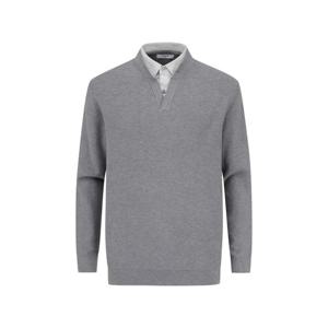 [에디션앤드지]셔츠 레이어드 스웨터 NEG1EV1601