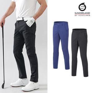선덜랜드 남성 면 스판 체크 골프바지 - 16721PT41