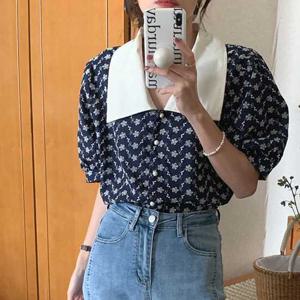 슈팅스타 / 프포서매 플라워자수 체인 블라우스 셔츠 960945