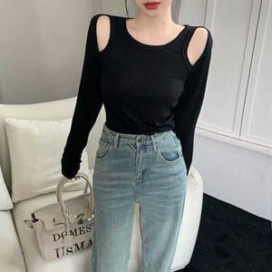 슈팅스타 / 베이직 심플 포인트 긴팔 슬림 티셔츠 622529