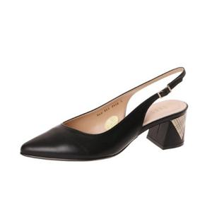 닥스구두(DAKS)여성 포인트토 굽장식 슬링백 DLO203 LS10 흑색