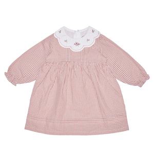 밍크뮤 백일돌선물 (PK)퓨어체크카라원피스 33A1240001 23년 FW