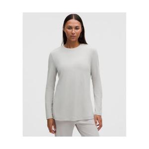 룰루레몬 lululemon LULULEMON 리브드 드레이피 Softstreme 롱슬리브 튜닉 DVGY LW3JJJS-036865 459035