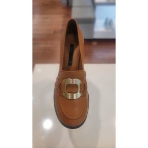 (소다) 여성 클래식 헥사 장식로퍼힐 ALF380 KS23