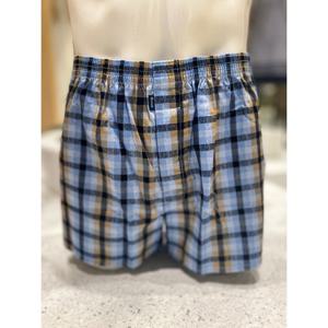 (TP8966F) 젠토프 고급 체크패턴 실크핏 순면 남성 망트렁크