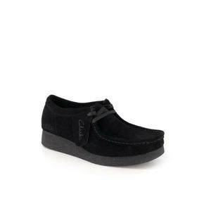 금강제화 랜드로바 CLAOXC3635WF1 클락스 여성 왈라비 Wallabee EVOsh Black suede