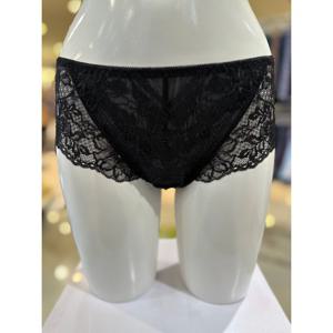 비너스 VPT1685S 플라워 BK 시스루망사 엉덩이레이스 신축성스판 데일리 전체레이스 팬티 단품