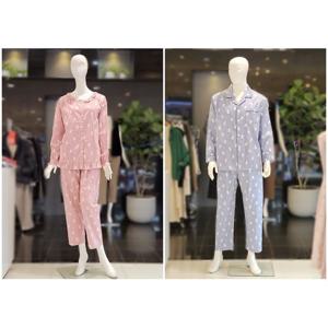 VIVIEN 블랙라벨 프리미엄 따뜻한 여성 남성 커플 파자마 잠옷 (WP8797AMP8797A)