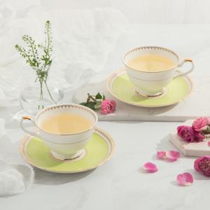 [한국도자기]로얄 애플그린 커피잔세트 4p