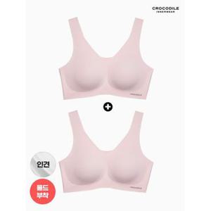 [크로커다일 이너웨어]라이크라 인견쉘론 몰드부착 V넥 브라 1 1 CDWBR5N30_2