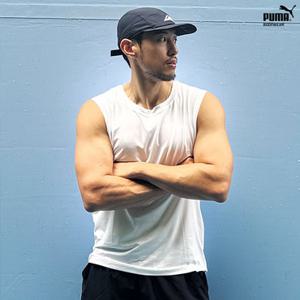 [푸마]온라인전용 남성 드라이셀 기능성 런닝 화이트 5종세트