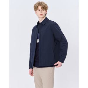 헤지스 남성 25SS 스테디셀러 네이비 포켓배색 패딩점퍼 WHJU5A232N3