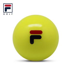 휠라 베이직 파크골프공 2피스 1구 유광 컬러 옐로우