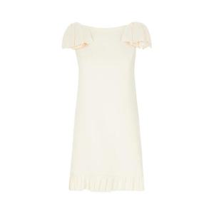발렌티노 가라바니 미디 원피스 6B3VAEQ01CF A03 Avorio