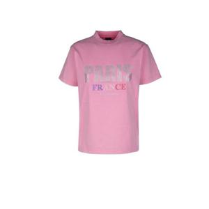 발렌시아가 반팔 티셔츠 809122TRVL5 9568 FADED DIRTY PINK