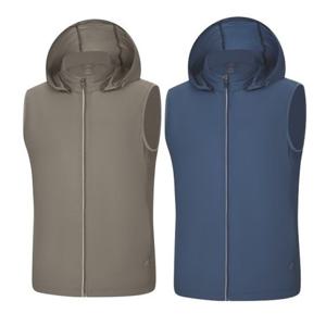 [콜핑]LD08 남자 봄 후드탈부착 경량스트레치 등산조끼 KVV7167M