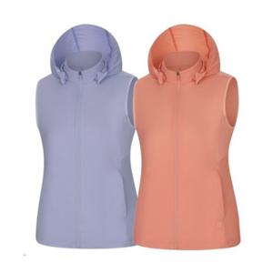 [콜핑]LD08 여성 봄 후드탈부착 경량스트레치 등산조끼 KVV7167W