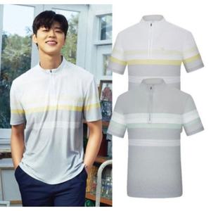 [콜핑]LD08 남자 여름 냉감 하이쿨 메쉬 집업반팔티 KVT4940M