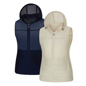 [콜핑]LD08 여성 여름 후드일체형 메쉬 등산조끼 KVV7175W