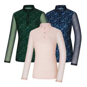 [콜핑]LD08 여성 봄/여름 냉감 아이스본 소매망사 긴팔등산티 KVT4365W