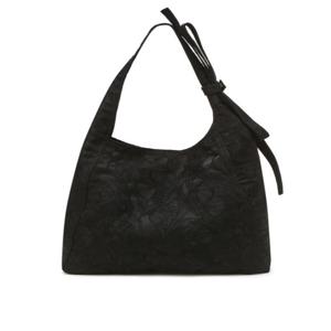 [질스튜어트] 블랙 플라워 자카드 리본 포인트 빅 숄더백  JABA4F280BK