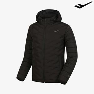 [프로스펙스] 남성 FW 원더에어 웰딩 경량 후드 탈부착 구스 다운 PW3MD22W723 블랙 러닝 패딩