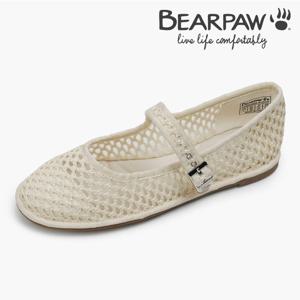 [베어파우(슈즈)][여성] CELIA 셀리아 BEARPAW 아이보리 메리제인 플랫슈즈 K2963030RA-