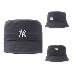 MLB 공용 베이직 원포인트 워싱 버킷햇 뉴욕 양키스 (3AHTB035N-50CGS)